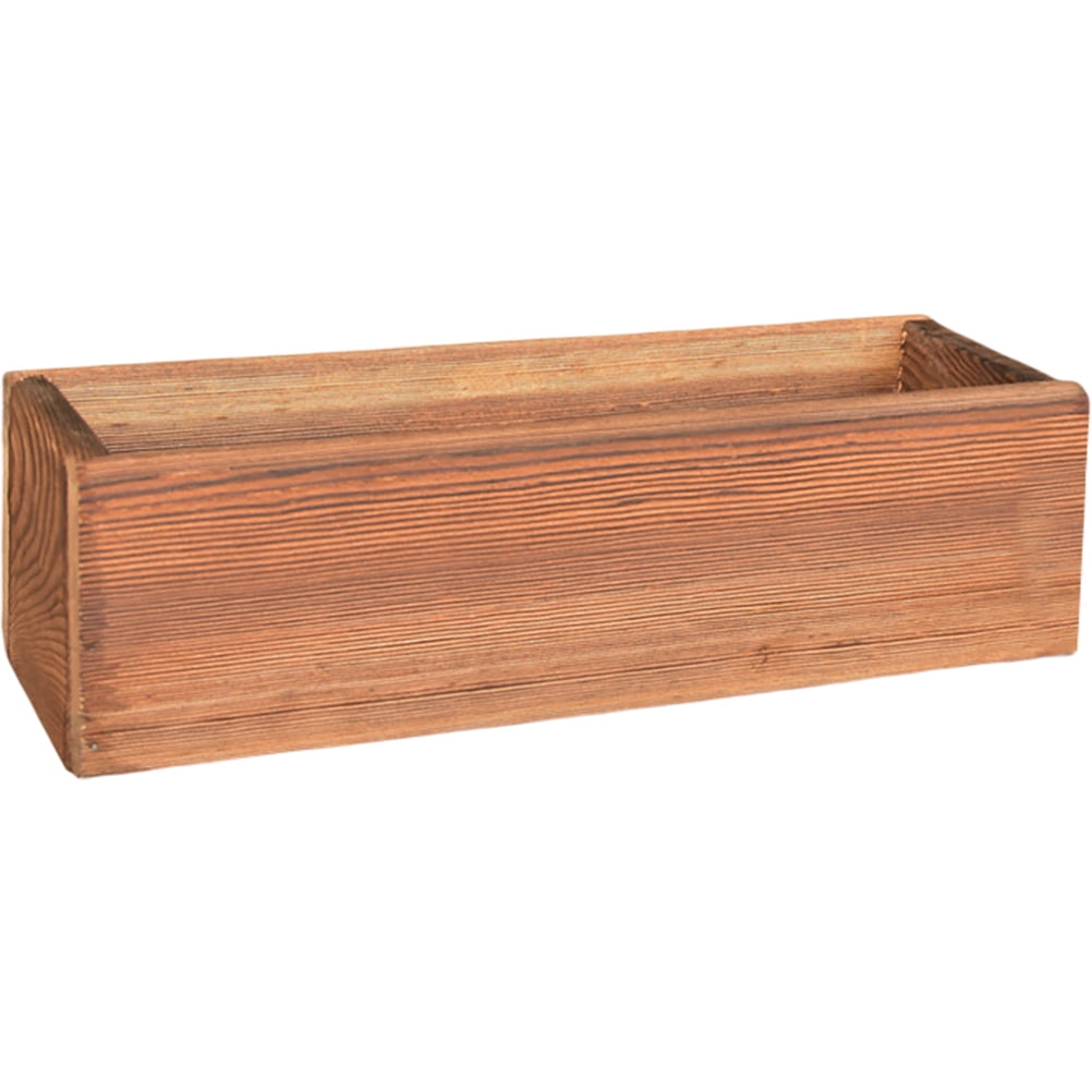 OFFIGAM Rustic Wooden Planter Box Rectangular Flower Bed Pot for and Garden Outdoor Decor