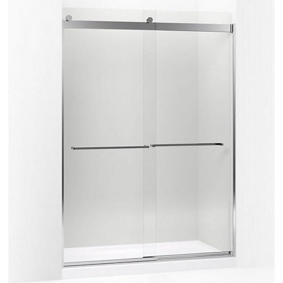 Levity Frameless 82" x 32-1/16" Front Panel and Assembly for Sliding Shower Door
