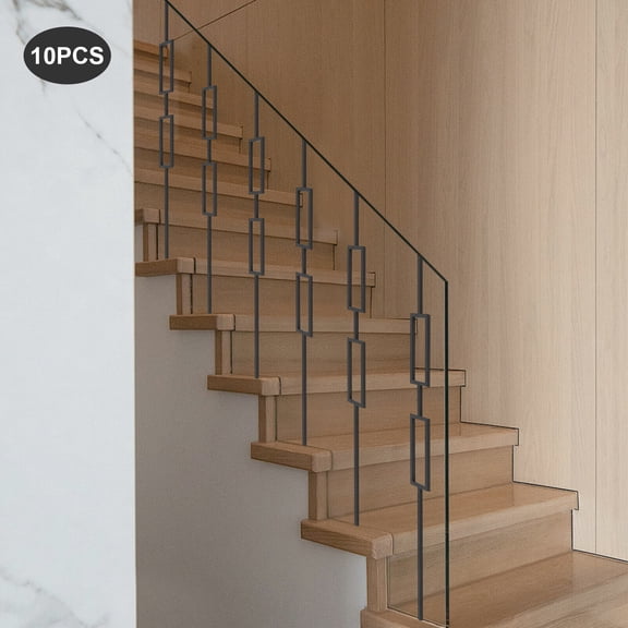 44in Balusters for Staircases, Decorative Metal Balusters, Staircases Balusters Black