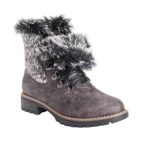 muk luks women's lace up hiker rocky boots