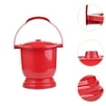 thumbnail image 6 of TOOYFUL Chamber Pot al Pot Thickened Toilet Portable Bedpan Spittoon al with Lid for Adults Children Home Use Women Men Elder red, 6 of 9