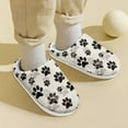 thumbnail image 6 of Psesaysky Winter Fluffy Slippers for Children Indoor and Outdoor Cozy House Slippers Animal Footprints Anti-Slip Slippers, 6 of 7