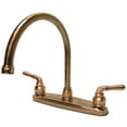 thumbnail image 1 of Kingston Brass KB796LS 8 in. Magellan High Arch Kitchen Faucet Less Sprayer, Antique Copper, 1 of 1