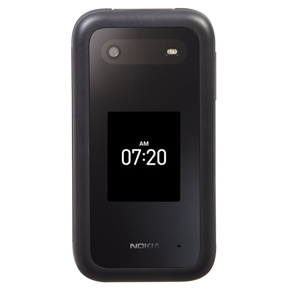 TracFone Nokia 2760 Flip 8GB Cell Phone (Locked), Black