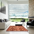 thumbnail image 7 of Ahgly Company Machine Washable Indoor Rectangle Abstract Red Area Rugs, 5' x 8', 7 of 7