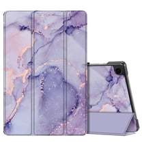 Fintie Slim Case for Samsung Galaxy Tab A11  Plus 2025/ A9  Plus 11 Inch 2023, Ultra Thin Lightweight Hard Back Shell Tri-Fold Stand Cover with Auto Wake/Sleep, Lilac Marble