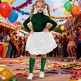 thumbnail image 4 of Skirts for Girls Layered White Tutu Elastic Waist Ballet Tutu for Girls Birthday Dresses 3-14 Years, 4 of 5