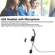 thumbnail image 3 of Auriculares USB Con Micrófono, Auriculares Monoaurales Ultracómodos Con Control De Volumen Para Conferencias En Centros De Llamadas De Oficina En Casa, 3 of 7