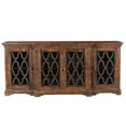 thumbnail image 3 of Taran Designs Julia 4-door Solid Wood Sideboard in Brown, 3 of 6