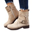 thumbnail image 4 of Babysbule Women's Boot Fashion Winter Boots For Women Shoes Low-Heel Comfortable Outdoor Non-Slip Outdoor Boots, 4 of 7