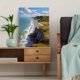 thumbnail image 5 of Qisvanset Calico Cat Portrait Canvas Print 12x16 Inch Coffee Shop Art, 5 of 8