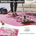 thumbnail image 5 of Valentine's Day Outdoor Rug for Patio/Deck/Porch, Non-Slip Large Area Rug 6 x 9 Ft, Ombre Pink Gnomes Love Roses Romantic Indoor Outdoor Rugs Washable Area Rugs, Reversible Camping Rug Carpet Runner, 5 of 8