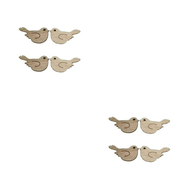 Yuarrent 100 piezas de piezas de suministros de adorno arte animales en forma de encanto en blanco fiesta Scrapbooking álbum de fotos fabricación Type1 NO1 Yuarrent CBP498754