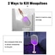 thumbnail image 4 of 2 en 1 Bug Zapper Racket Mosquito Killer Lámpara USB recargable 3000V Matamoscas eléctrico con gancho para el hogar al aire libre yeacher tipo 1, 4 of 6