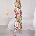 thumbnail image 3 of Balery Balls Conjunto de Pijama con Estampado para Mujer, Conjunto de Dos Piezas con Manga Larga, Ropa de Dormir Suave con Bolsillos, Pijamas Cómodos-Medium, 3 of 7