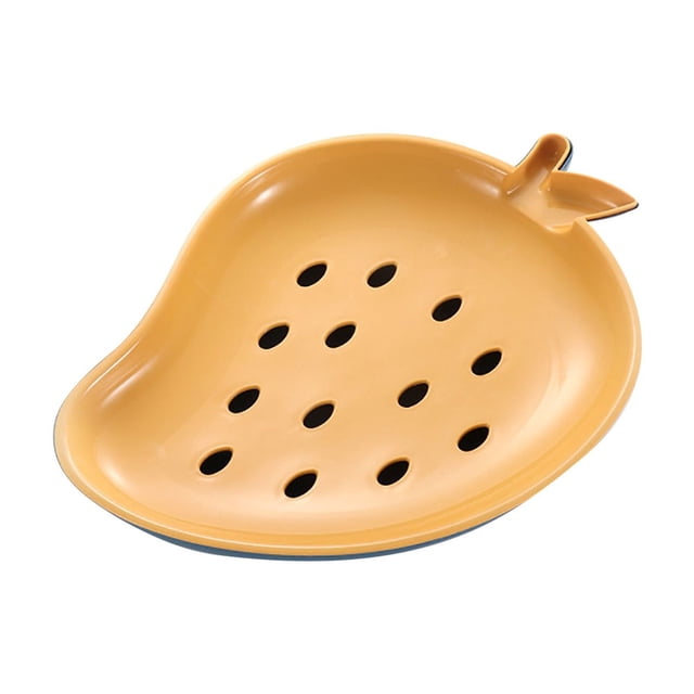 Fruit Drainage Tray Double-Layer Plastic Washing Basket for Household Dining Table Use
