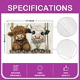 thumbnail image 2 of Erosebridal Kawaii Cow Placemats Set of 4, Farmhouse Table Mats for Dining Table Set of 4, Colorful Floral Decor, 2 of 4