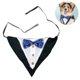 thumbnail image 1 of Esmoquin formal para perros, collar de bandana para perros para bodas, collar para perros con lazo, 1 of 2