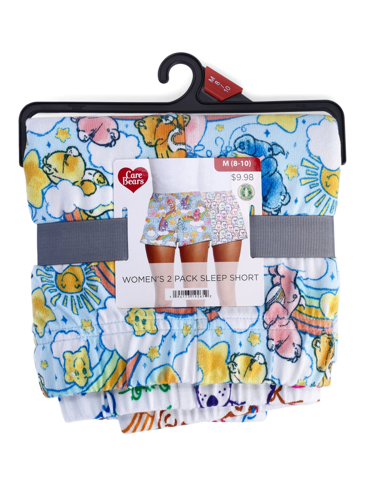 Care Bears Women's Print Sleep Shorts, 2-Pack, Sizes XS-3X