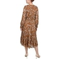 thumbnail image 2 of NY Collection Womens Petites Chiffon Floral Midi Dress, 2 of 2