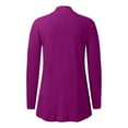 thumbnail image 3 of Women Fashion Long Sleeve Cardigan Polyester Lightweight Open Front for All Seasons, 3 of 4