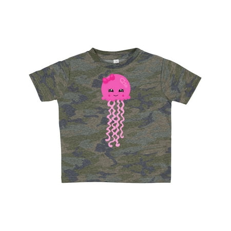 

Inktastic Cute Jellyfish Little Jellyfish Pink Jellyfish Gift Toddler Toddler Girl T-Shirt