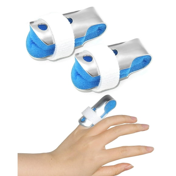 EcoNesxp Set of trigger finger splints for children's little finger splints suitable for thumb arthritis fracture finger joint fixation finger support joint stabilizer 2-piece set of trigger finger s