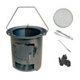 thumbnail image 4 of S SERENABLE Foyer au Bois Robuste pour Cuisson Extérieure, Brasero de Plage, Barbecue, Maison 35 cm X 30 cm, 4 of 9