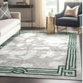 thumbnail image 7 of Well Woven Lezlee Abstract Modern 7'10" x 9'10" Area Rug - Emerald Green Marble Border - For Living Room, Dining Room, Bedroom, 7 of 7