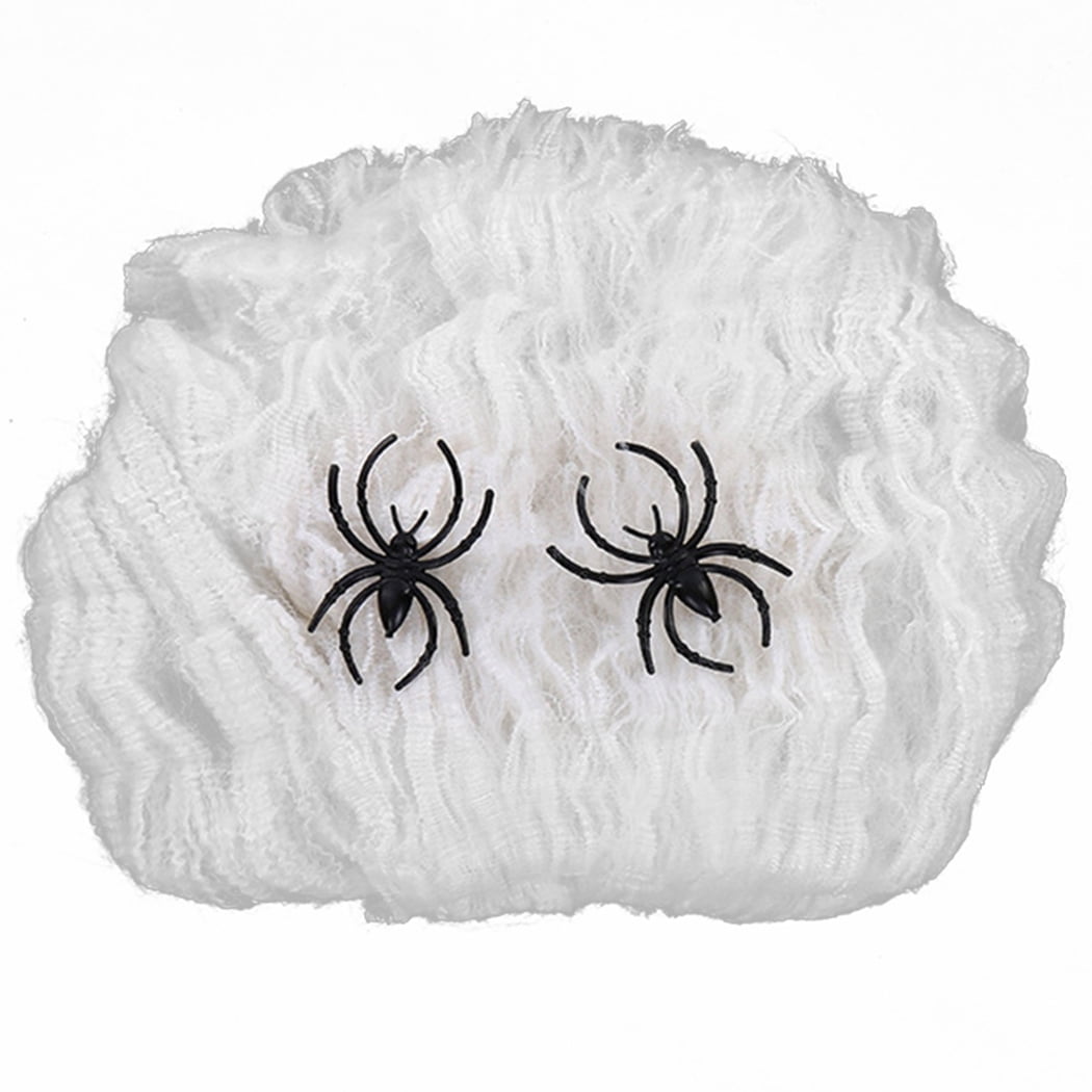 Halloween Spider Plastic Small 120PCS Lifelike Scary Spider Toy with Spider Web Walmart