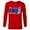 New Red, variant on Descendants 3 Carlos Mal Jay Evie Wickedly Cool - Long Sleeve T-Shirt for Men -Customized-Royal