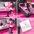 thumbnail image 3 of MEGA Monster High Action Figure Building Set Draculaura's Boo-k Crypt with 301 Pieces, Book Nook for Collectors, 3 of 6