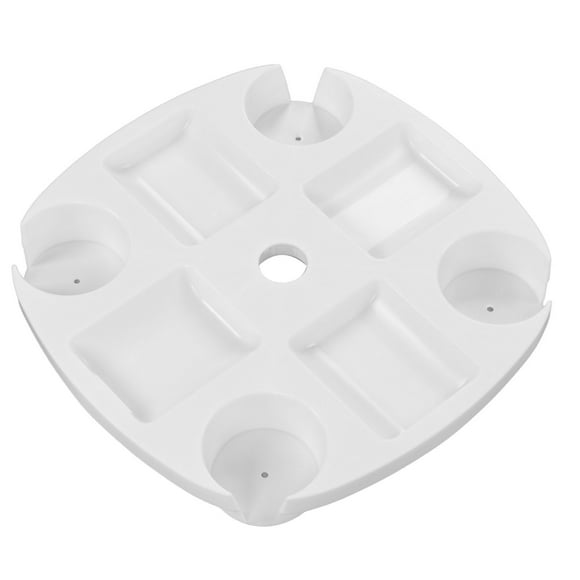 Umbrella Table Tray, Weather Resistance Round Beach Umbrella Table Tray Dirt For Snack