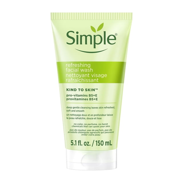 Limpiador facial Simple Kind to Skin hidratante 150 ml
