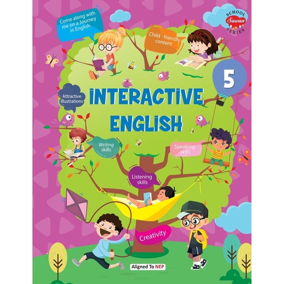 Interactive English -5, (Paperback)