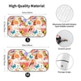 thumbnail image 3 of Bingfone Flowers And Birds Watercolor Car Windshield Sun Shade Protector Keep Your Vehicle Cool Sun Shield Visor Cover Foldable For Car Truck Suv-Small, 3 of 9
