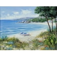 thumbnail image 2 of Motz, Peter 18x15 Black Ornate Wood Framed with Double Matting Museum Art Print Titled - Waves, 2 of 4
