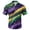 A4-Dark Purple, variant on Havenx Men's Mardi Gras Shirts Button Up Carnival Printed Outfits Short Sleeve Collared Tee Shirt Casual Loose-Fit Carnival Party Classic Clothes,Deep Green L