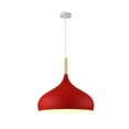 thumbnail image 1 of Wood Metal Colorful Pendant Lamp, Creative Ceiling Pendant Light Fixture, Modern Pendant Lighting, Farmhouse Pendant Light for Over Kitchen Island Dining Room Table Bar Entrance Cafe, 1 of 7