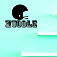thumbnail image 1 of Custom Decals Huddle Wall Art Size: 16 X 16 Inches Color: Black, 1 of 1
