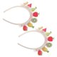 thumbnail image 5 of Fruit Headband Lightweight Mesh Lace Hairband with Sequin Pineapple Strawberry Design for Party Performance Accessories, 5 of 5