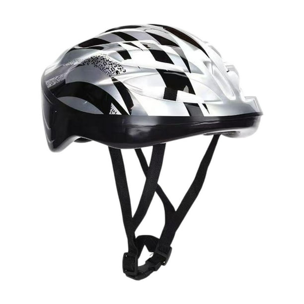 Casco de patineta, casco de bicicleta, casco deportivo cómodo, casco de patinaje sobre ruedas para Plata