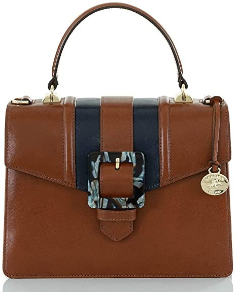 Brahmin Whiskey Leather Mini Francine Satchel Bag Nepal Ubuy