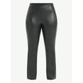 thumbnail image 5 of Avia Women's Faux Leather Flare Pant, Sizes XS-XXXL, 5 of 5