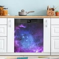 thumbnail image 5 of Coolnut Galaxy Dishwasher Magnet Cover, Magnetic Refrigerator Panel Decal Wash Machine Front Door Decorative Cover for Home Kitchen Farmhouse Decor, 23"x 26", 5 of 6
