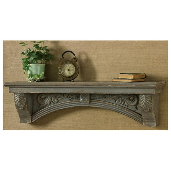 Mantle Shelf Aged Gray