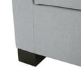 thumbnail image 5 of Noble House Layton Rectangular Fabric Lift Top Ottoman, Light Gray, 5 of 6