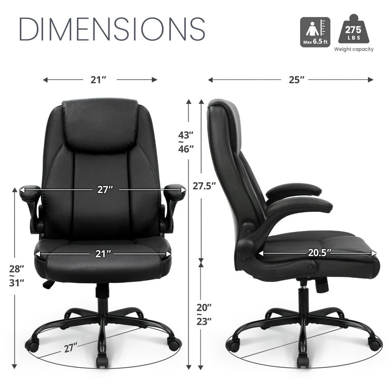 NEO CHAIR Ergonomic Office Chair PU Leather Executive Chair Padded