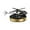 Gold, variant on Car Air Freshener, Helicopter Solar Energy Rotating Aromatherapy Aviation Al Alloy Diffuser, Interior Decoration Accessories Diffuser for Car and Home