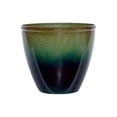 thumbnail image 2 of Suncast Seneca 16 Inch Decorative Resin Flower Planter Pot, Green/Blue (2 Pack), 2 of 3